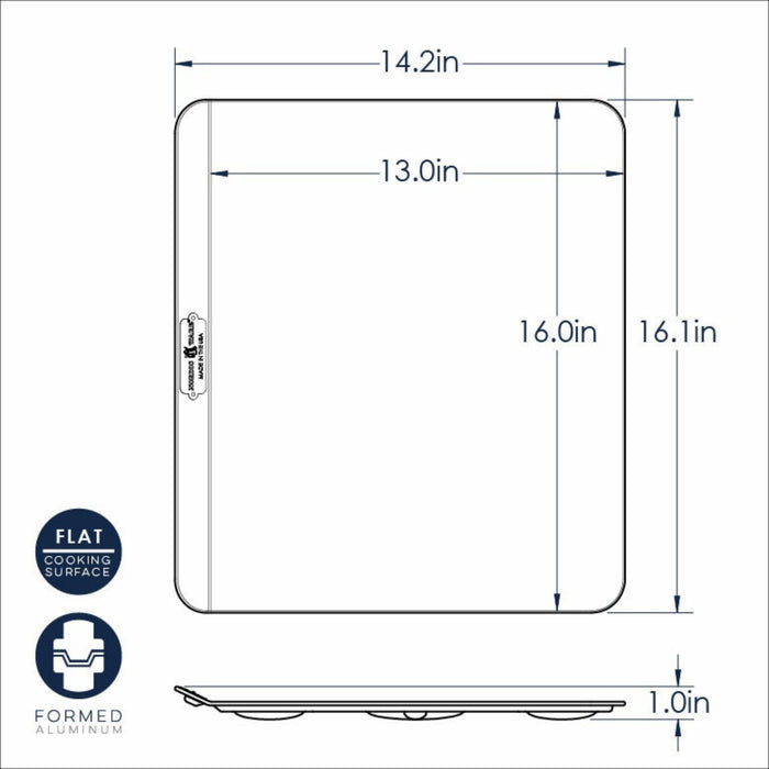 Insulated Baking Sheet dimensions