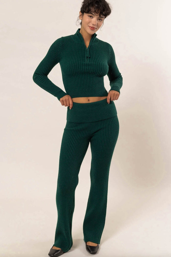 Into The Forest Half Zip Sweater