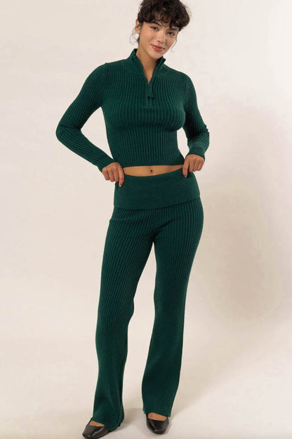 Into The Forest Half Zip Sweater
