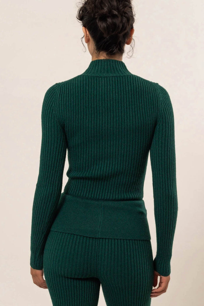 Into The Forest Half Zip Sweater
