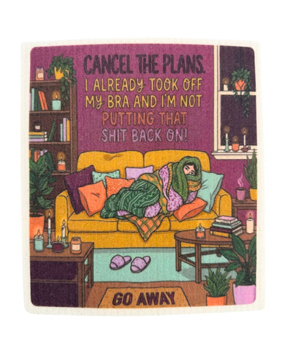 Introvert Sayings - Set of 3 - Swedish Dishcloths - Wholesale