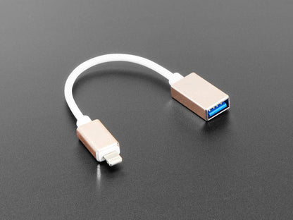 iOS Lightning to USB OTG Cable [Discontinued] by The Pi Hut - The Pi Hut