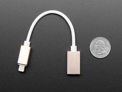 iOS Lightning to USB OTG Cable [Discontinued] by The Pi Hut - The Pi Hut