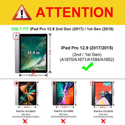 iPad Pro 12.9 Inch (2017/2015) Folio Smart Stand Case | Fintie