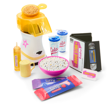 Isabel™ & Nicki's™ Movie Night Set for 18-inch Dolls (Historical Characters)