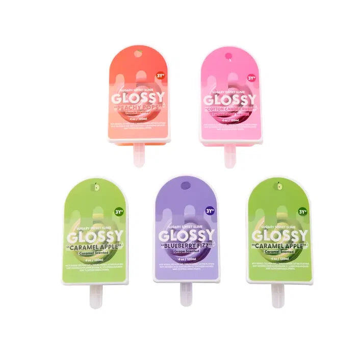 J'adore 4 oz Popsicle Glossy Slime - Cotton Candy Crush