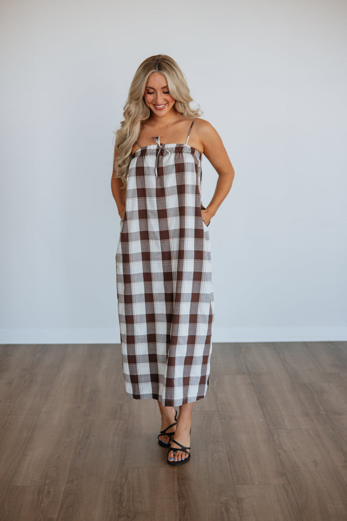 Jalene Gingham Dress