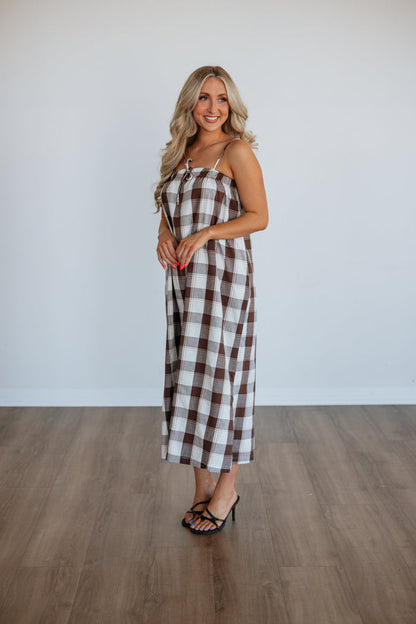 Jalene Gingham Dress