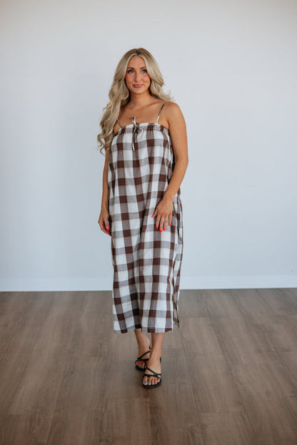 Jalene Gingham Dress