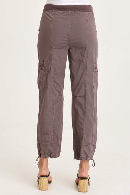 XCVI Jannik Poplin Cinch Hem Cargo Pant