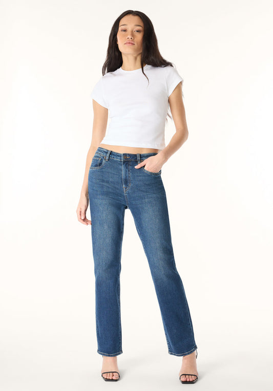Buffalo Women Jeans Navy Denim Denim Pants Stretch