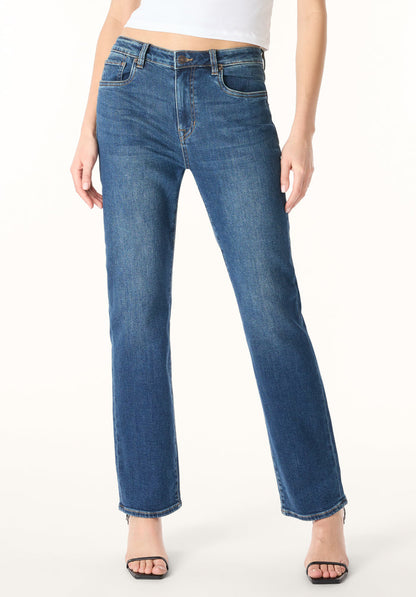Buffalo Women Jeans Navy Denim Denim Pants Stretch