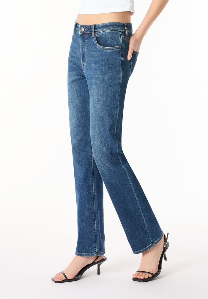 Buffalo Women Jeans Navy Denim Denim Pants Stretch