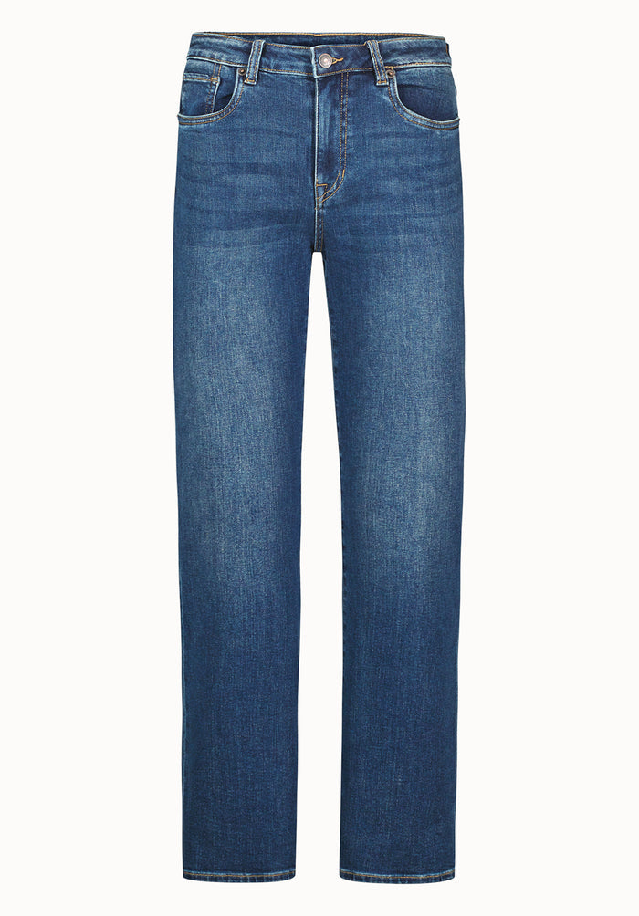 Buffalo Women Jeans Navy Denim Denim Pants Stretch