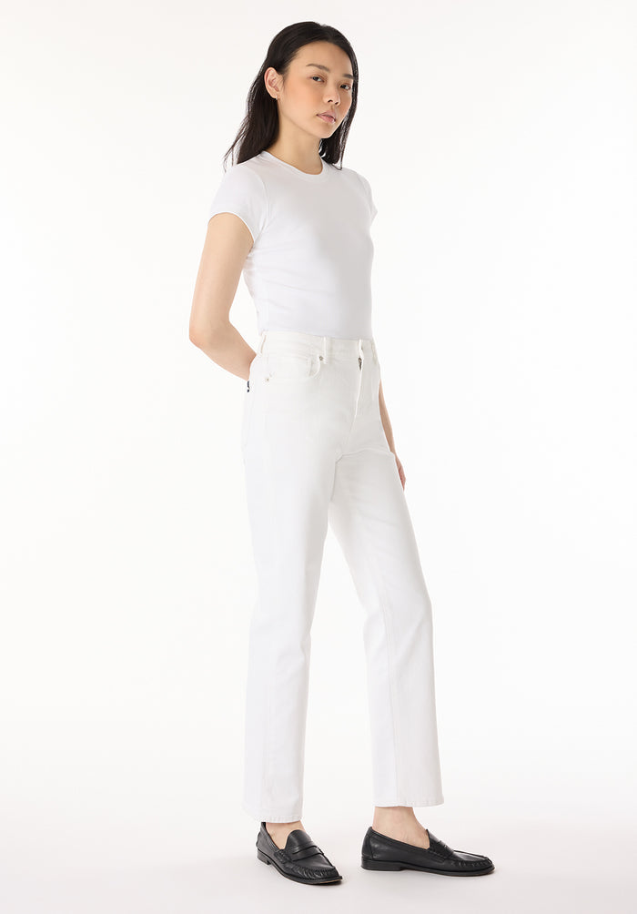 Buffalo Women Pants White Denim Denim Pants Stretch