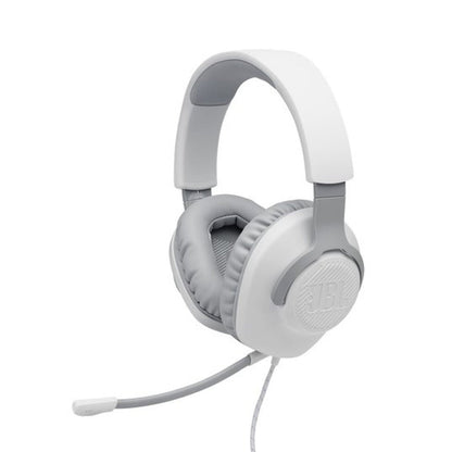 JBL Quantum 100, Gaming-Wired Over-ear Headset, White | JBLQUANTUM100WHT