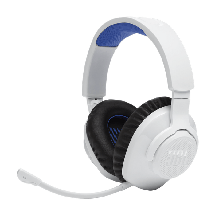 JBL Quantum 360P 40mm Driver Console Wireless Gaming Headset - White & Blue | JBLQ360PWLWHTBLU JBL Headphones Euronics Ireland