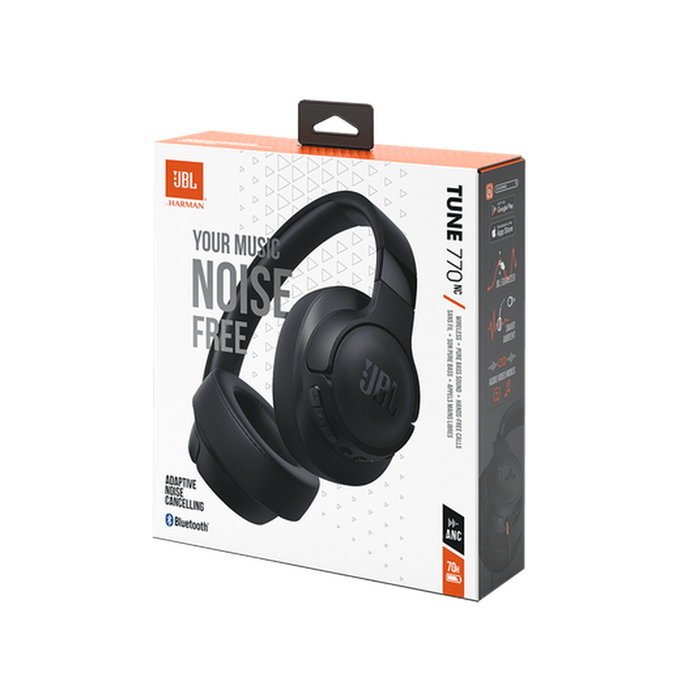 JBL Tune 770NC Over-Ear Wireless Headphones - Black | JBLT770NCBLK JBL Headphones Euronics Ireland