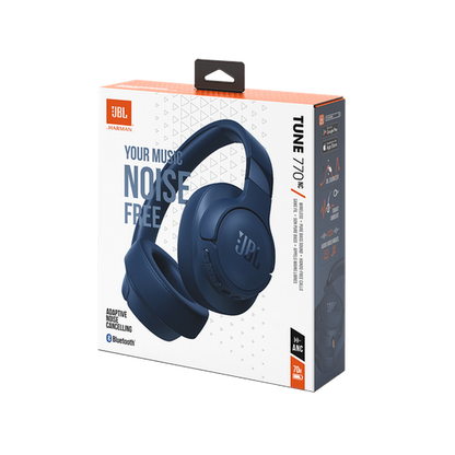 JBL Tune 770NC Over-Ear Wireless Headphones - Blue | JBLT770NCBLU JBL Headphones Euronics Ireland