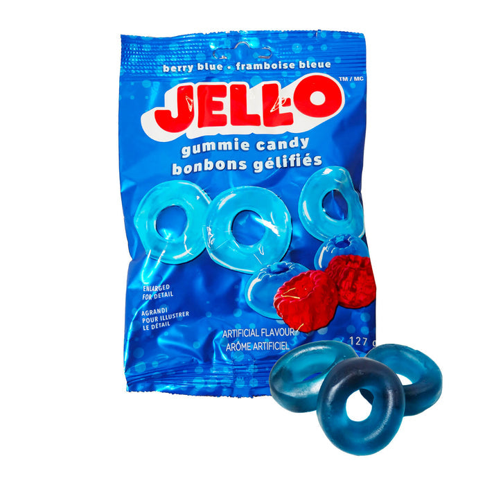 Jell-O Blue Raspberry Rings - 1 unit