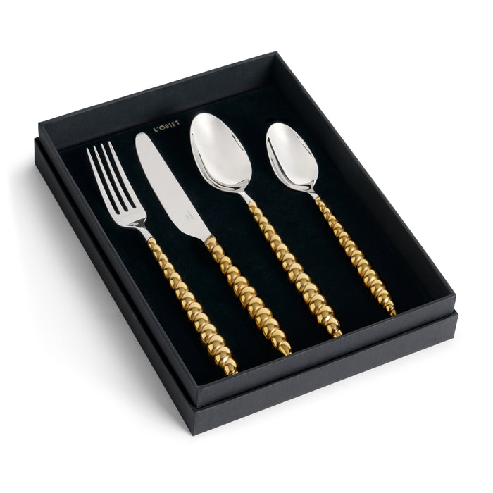 Jessica McCormack Shell Flatware  4-Piece Set - Gold