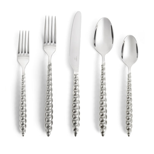 Jessica McCormack Shell Flatware 5-Piece Set -  Stainless Steel