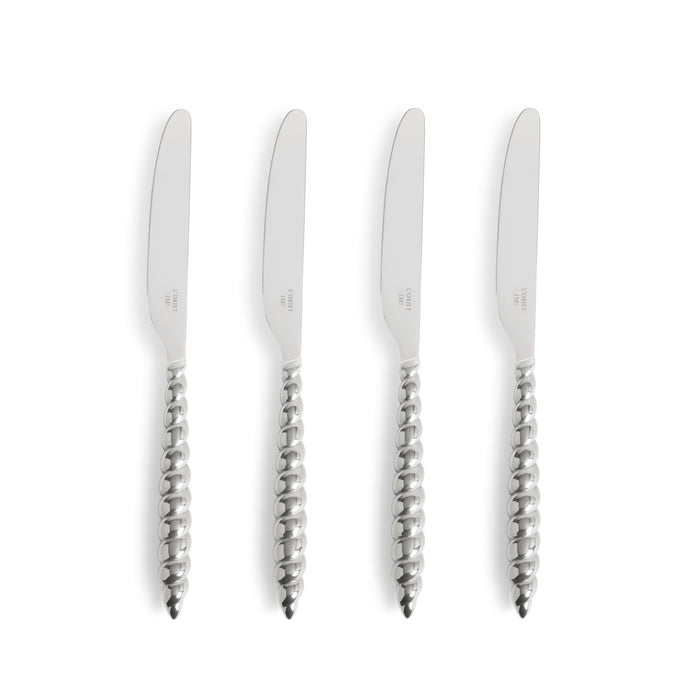 Jessica McCormack Shell Flatware Luncheon Knives 4-Piece Set - Stainless Steel