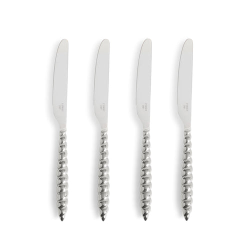 Jessica McCormack Shell Flatware Luncheon Knives 4-Piece Set - Stainless Steel