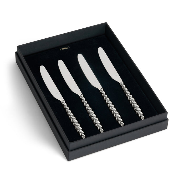 Jessica McCormack Shell Flatware Luncheon Knives 4-Piece Set - Stainless Steel