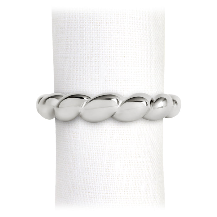 Jessica McCormack Shell Napkin Rings - Set of 4 - Platinum
