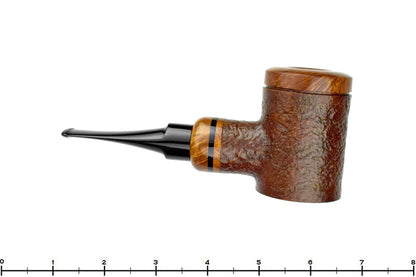 Blue Room Briars is proud to present this Johny Pipes Sandblast Poker (9mm Filter) Calabash