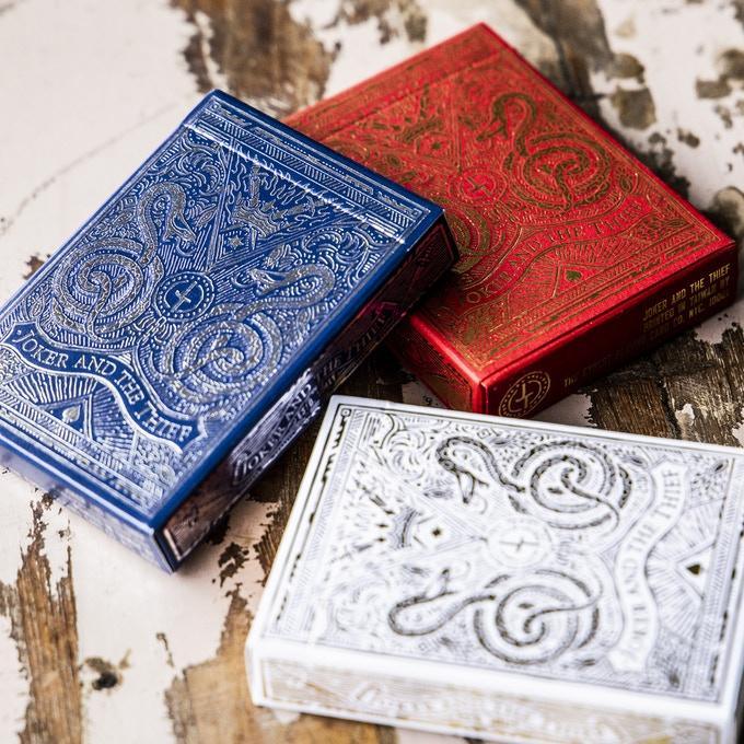 Joker and the Thief Midnight Blue Edition Playing Cards by Joker and the Thief
