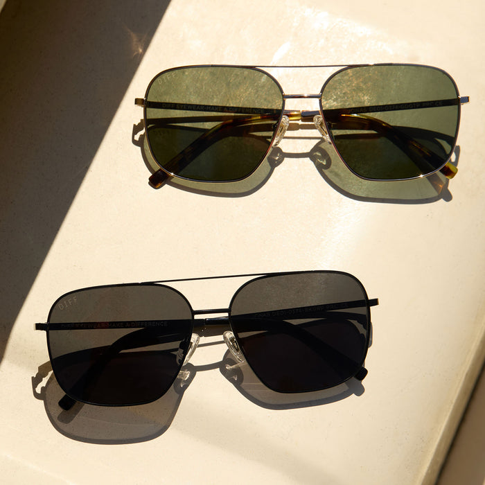group shot of jonas gold and black sunglasses