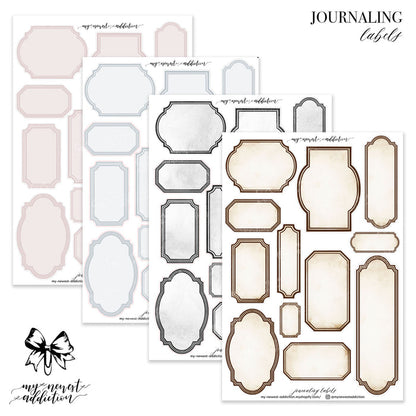 Journaling Labels
