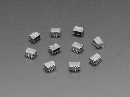 JST SH 4-pin Right Angle Connector (10-pack) (Qwiic Compatible) by The Pi Hut - The Pi Hut