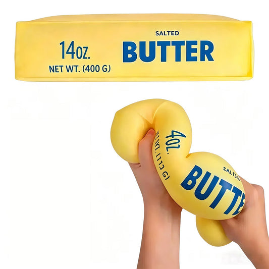 Jumbo Squishy Butter 10 Inch Dough Filled Stretchy Sensory Toy