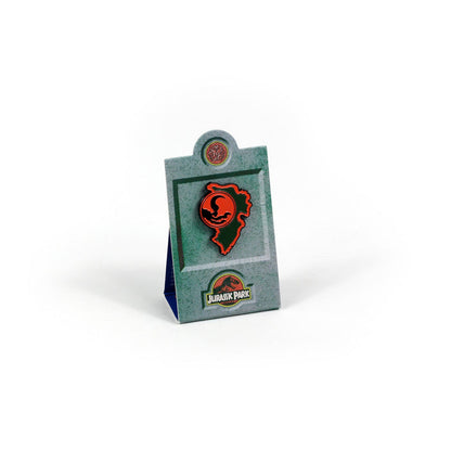 Jurassic Park – Velociraptor Paddock Sign Enamel Pin