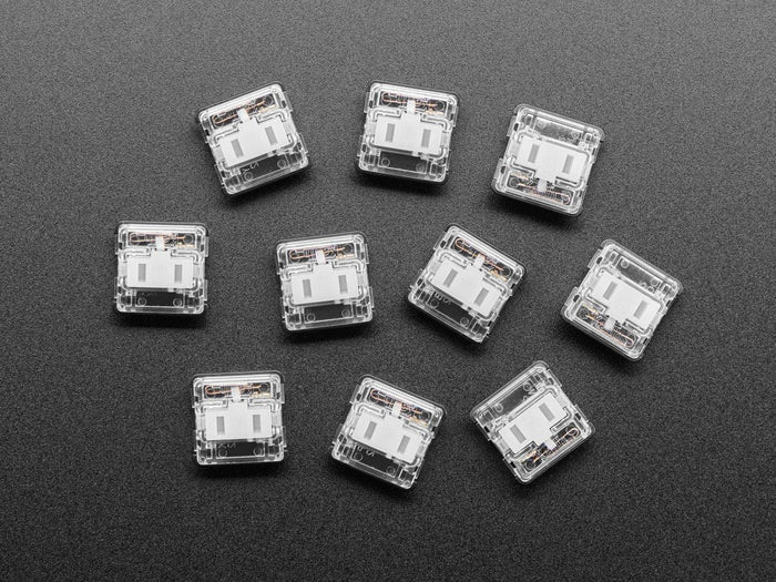 Kailh CHOC Low Profile White Clicky Key Switches - 10 Pack by The Pi Hut - The Pi Hut