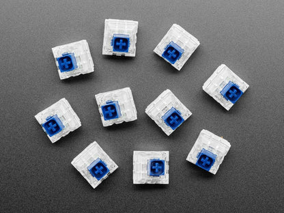 Kailh Mechanical Key Switches - Clicky Navy Blue - 10 pack (Cherry MX Compatible) [discontinued] by The Pi Hut - The Pi Hut