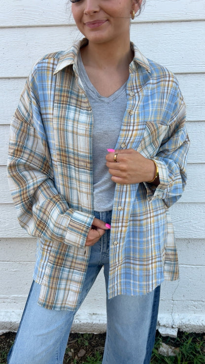Kambrie Plaid Flannel Shirt