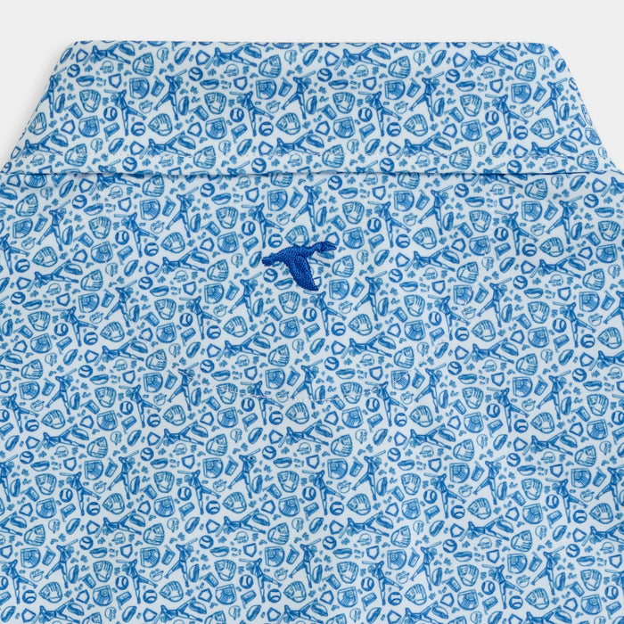 Kansas Fastball Printed Performance Polo