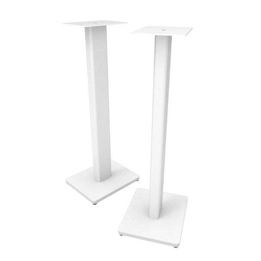 Kanto ST28 Speaker Stands Pair 28 Inch with MDF Base White White