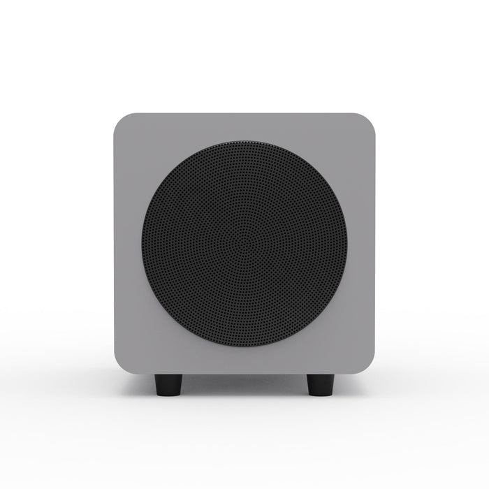 Kanto SUB6 200W 6 Inch Vinyl Subwoofer - Matte Grey Grey