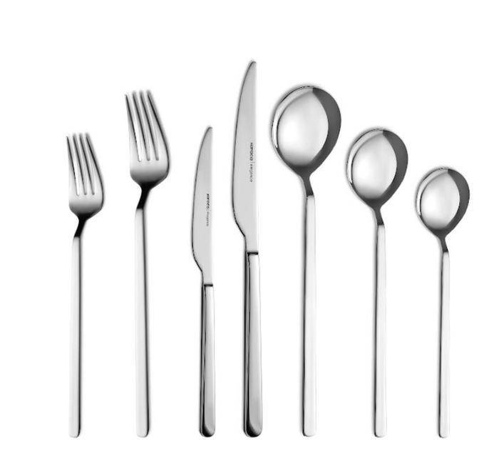Karaca Elegance Gale Platine – Ménagère 84 pièces pour 12 personnes
