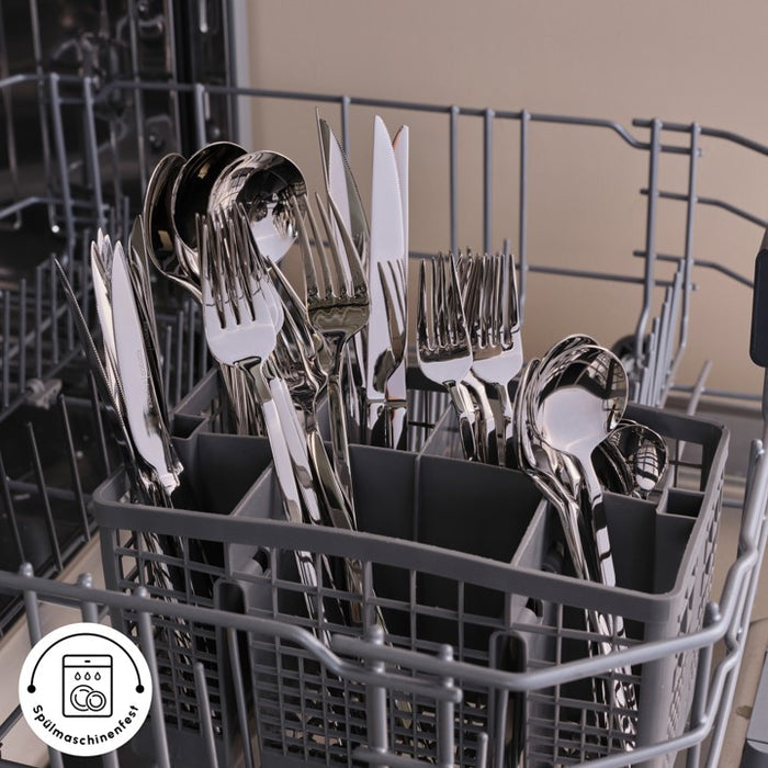 Karaca Elegance Gale Platine – Ménagère 84 pièces pour 12 personnes