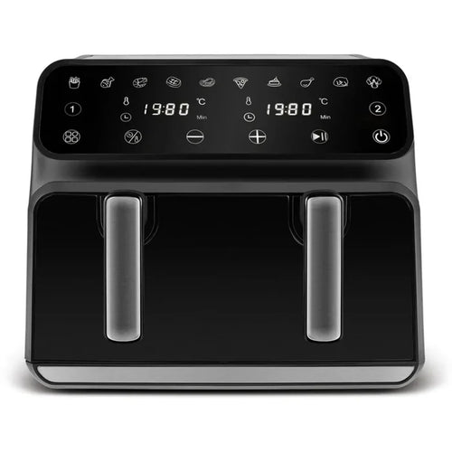Airfryer numérique à une chambre Karaca Multifry XXXL avec séparateur et fenêtre en verre, 9 litres