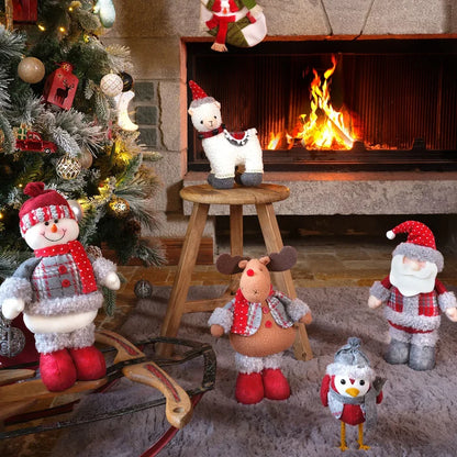 Karaca Home Objet en peluche Père Noël debout 44 cm