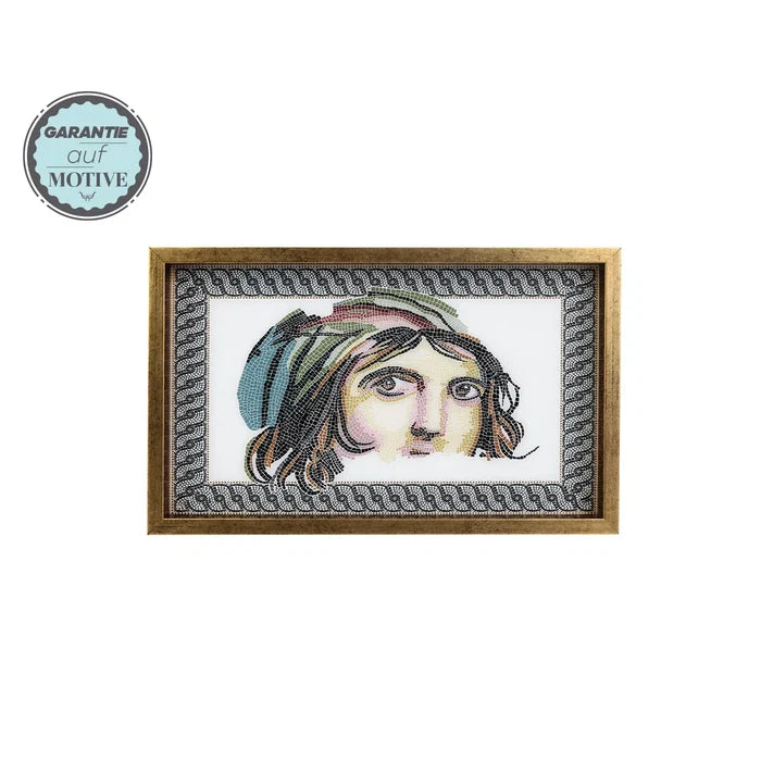 ZEUGMA ÇİNGENE KIZ TEPSİ 25X40CM, BEYAZ