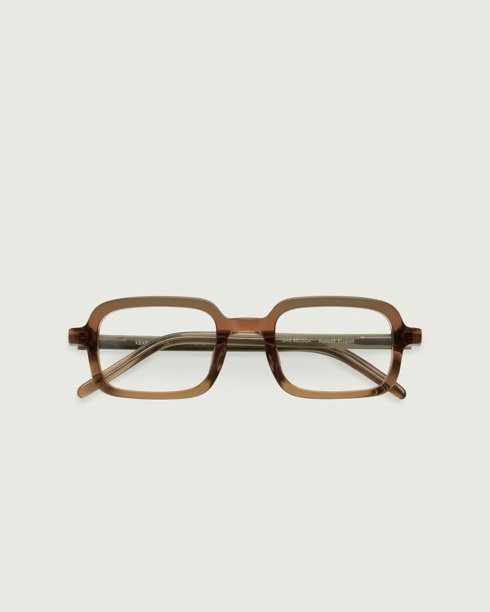 Hojicha::Keiko Eyeglasses square two toned acetate top