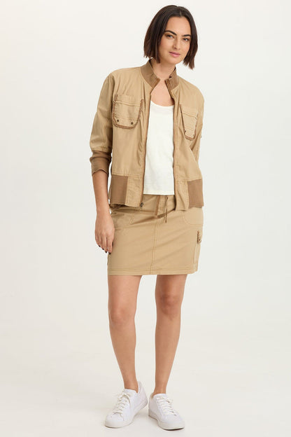 XCVI Kevone Poplin Bomber Jacket